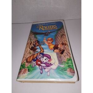 Walt Disney Black Diamond The Rescuers Down Under VHS‎ Movie in Clamshell case